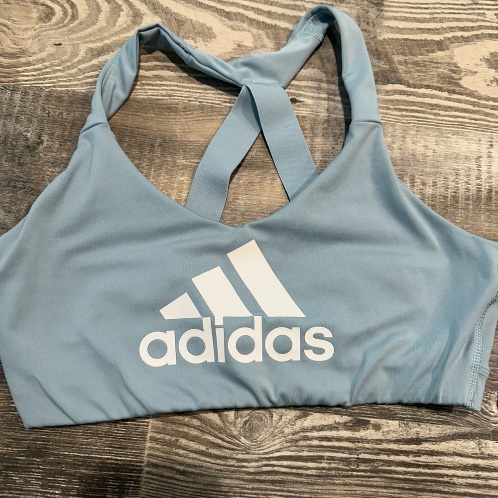 Adidas Women's Blue Sports Bra